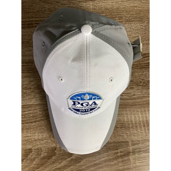 PGA Championship 2013 Oak Hill White Adjustable Golf Hat NEW NWT - Picture 2 of 10